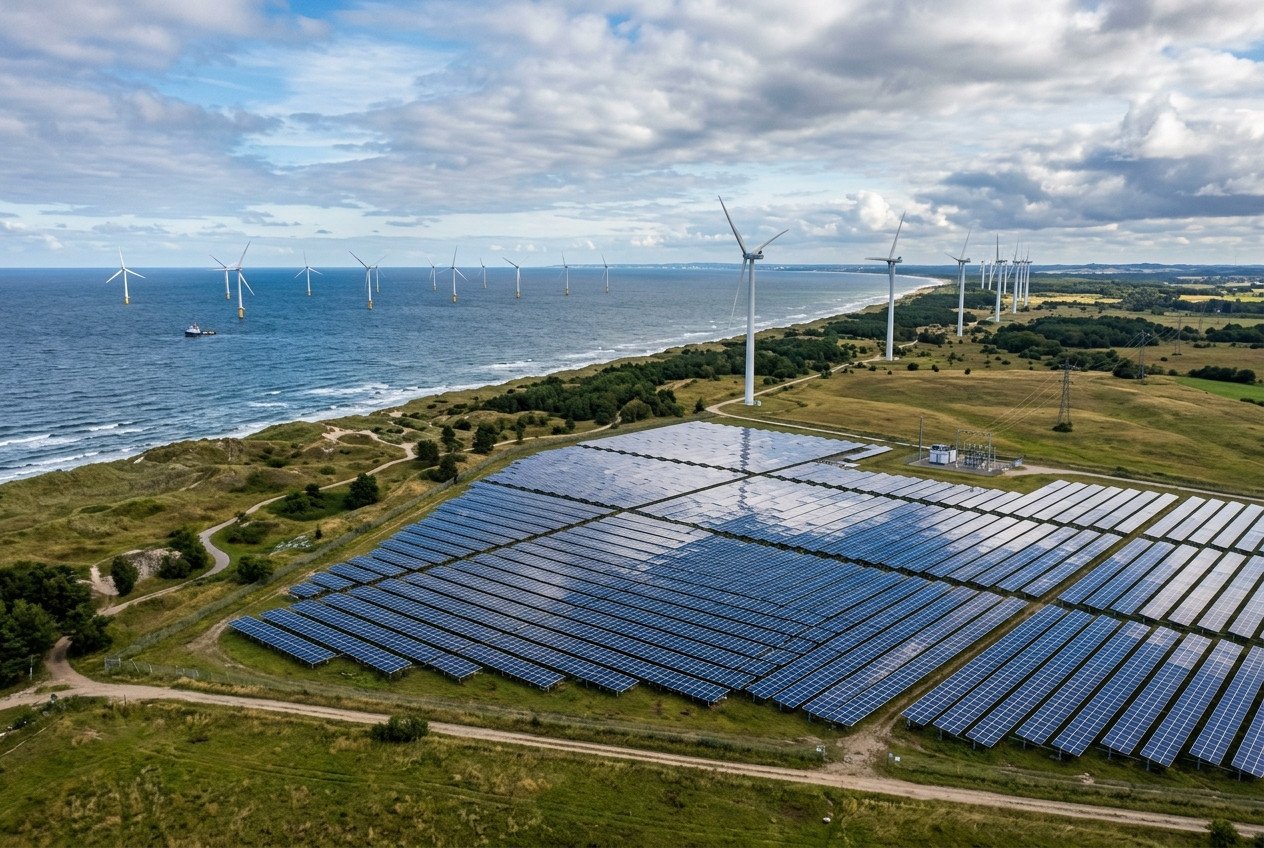 Energia odnawialna — wiatr lądowy, offshore i fotowoltaika