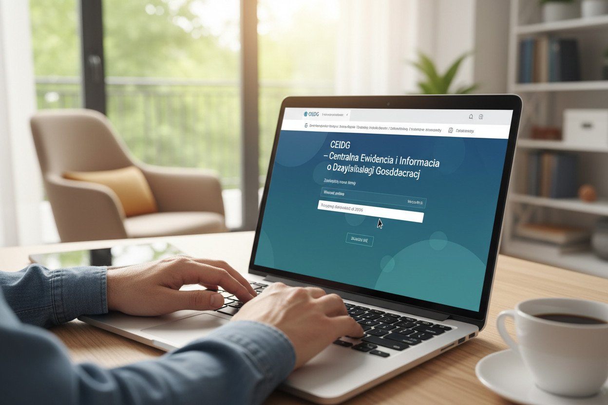 Rejestracja w CEIDG — jak założyć firmę przez internet